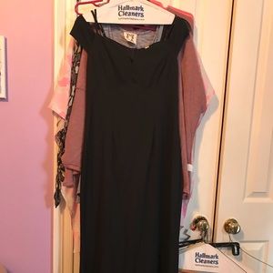Cold shoulder, formal dress